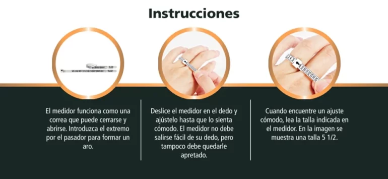 cómo saber tu talla de anillo