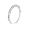 Argolla Matrimonio Inter Half Eternity Oro Blanco Diamantes Pavé