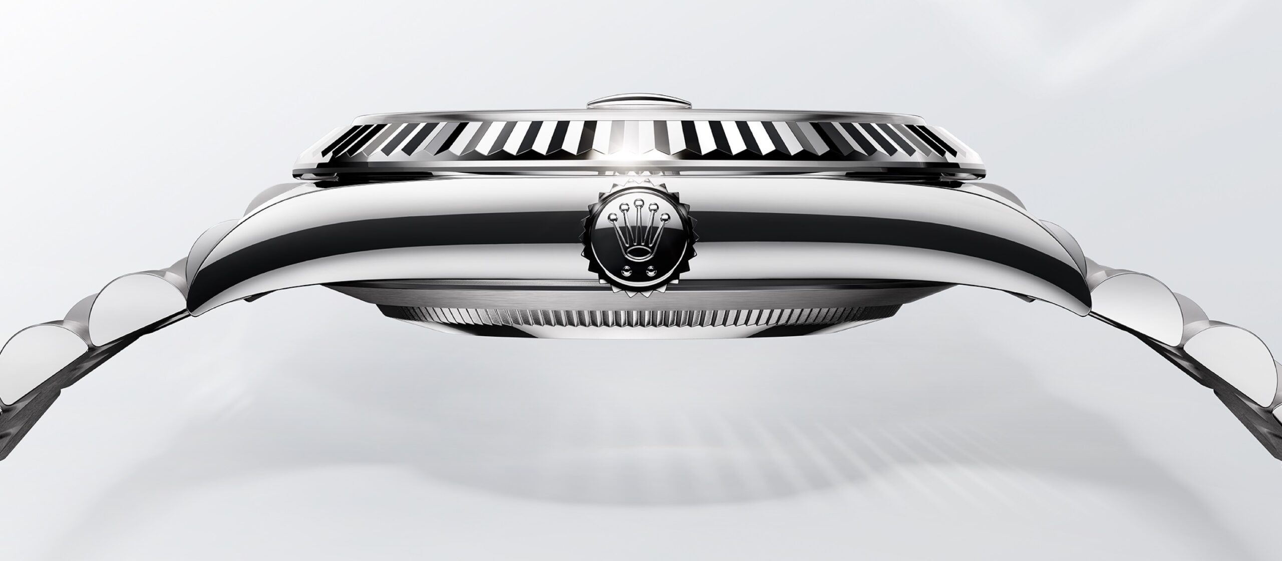 Reloj Rolex con vista lateral