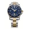 Reloj Victorinox Maverick Large 43mm Acero PVD Dorado y Azul