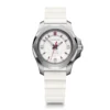 Reloj Victorinox INOX 37mm Acero y Latex Blanco
